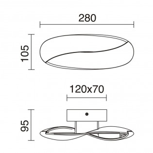 LED Wall Lamp Ribbon (6W)