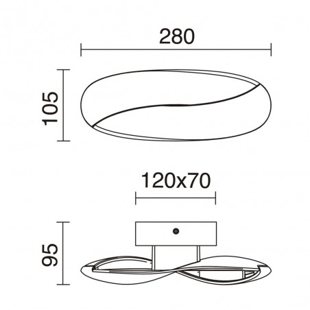 Aplique LED Ribbon (6W)