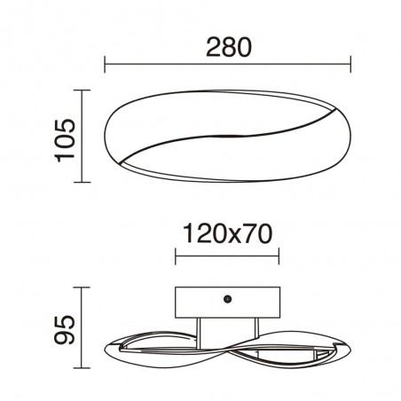 LED Wall Lamp Ribbon (6W)