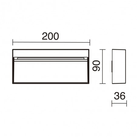 Aplique de para exterior LED Abar (7W)