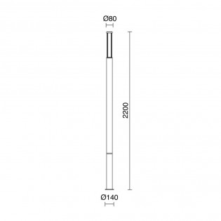 Farola de exterior LED Aday (18W)