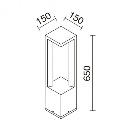 Baliza de exteriores LED Andrano (8W)