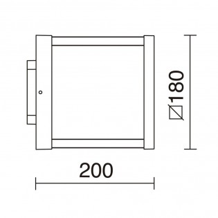 Aplique de exteriores LED Arlen