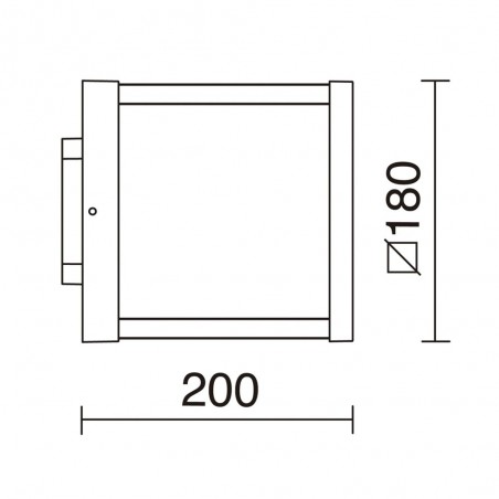 Aplique de exteriores LED Arlen