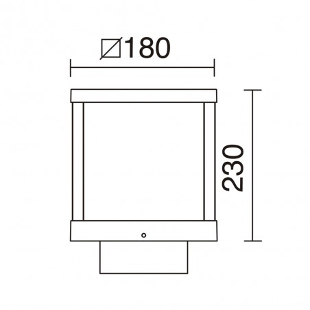 LED Outdoor Bollard Light Arlen (12W)