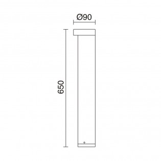 Baliza de exterior LED Cairo (7W)