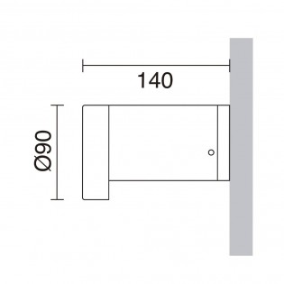 Aplique de pared exterior LED Cairo (7W)