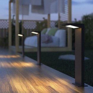 LED Outdoor Solar Bollard Light Como