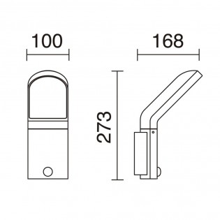 Aplique con sensor de movimiento LED Castello (9W)