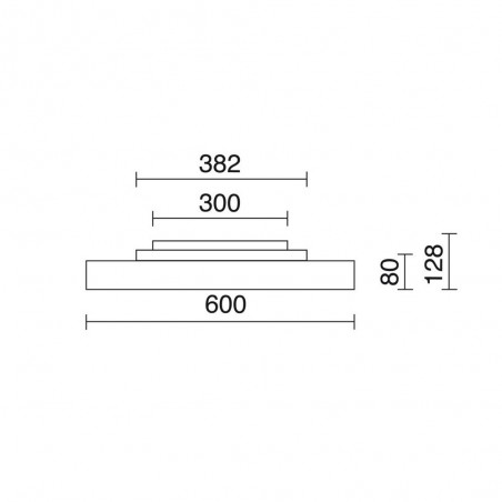 LED Flush Light Bilog (48W)