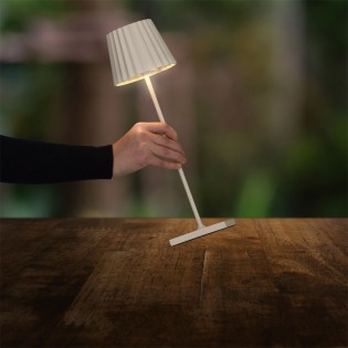 Lámpara de mesa portátil LED Lilta Round