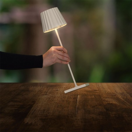 Lámpara de mesa portátil LED Lilta Round