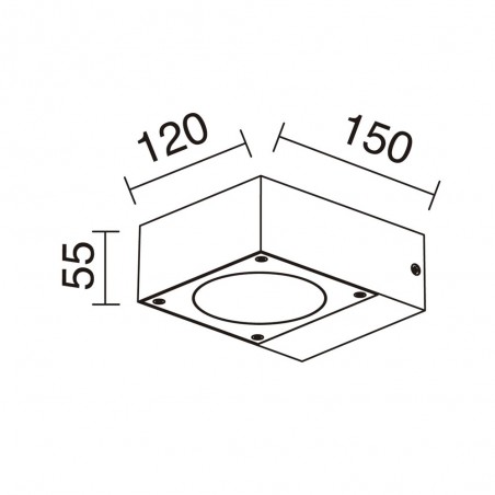 LED Outdoor Wall Lamp Guiu (6W)