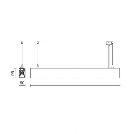Lámpara colganrte LED Fenix Up-Down (33W)