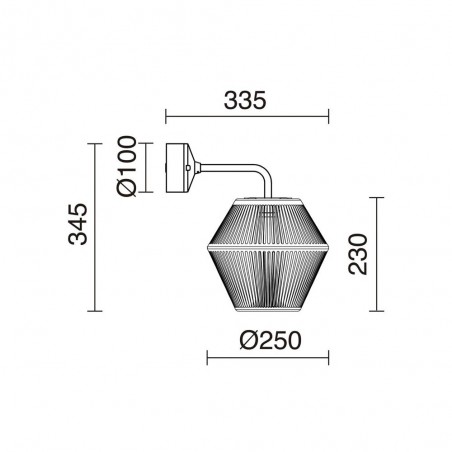 Outdoor LED Wall Lamp Nell (6W)