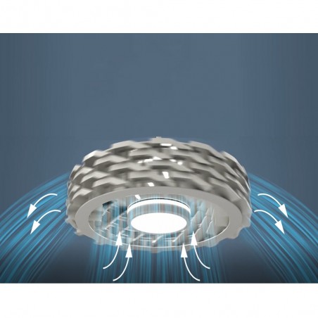 Ventilador con luz LED Ness (24W)
