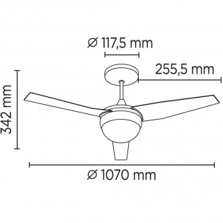 Ventilador de techo