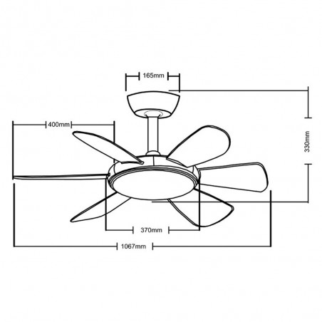 Ventilador LED Mode (24W)