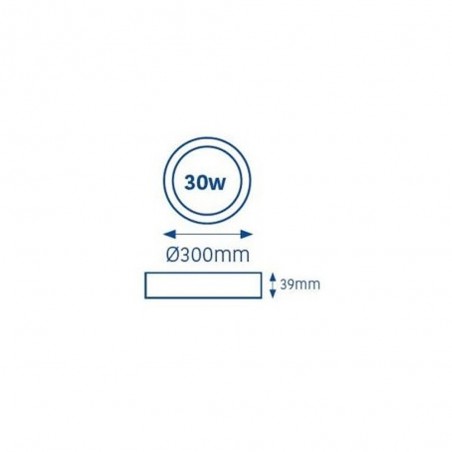 Plafón LED Know (30W)