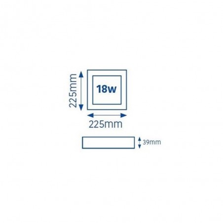 LED Flush Light Know II (18W)