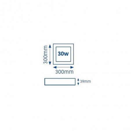 LED Flush Light Know II (30W)