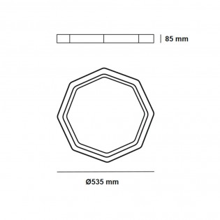 LED Flush Light Otto (60W)