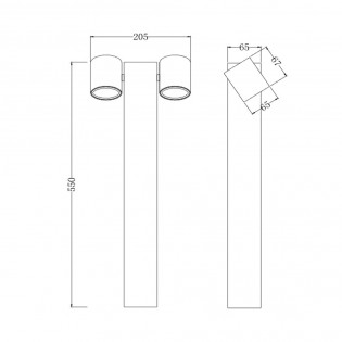 Baliza Wall Street (2 luces)