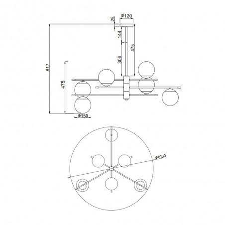 Pendant Lamp Nostalgia (6 Lights)