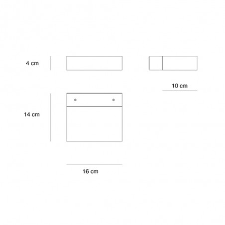 Aplique de pared LED Dual (15W)