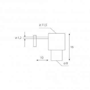 Aplique de pared Kan