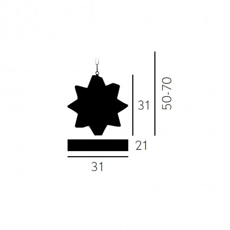 Pendant Lamp Estrella Ambarina