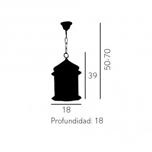 Ceiling Lantern Lamp Ambarina