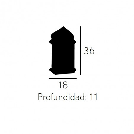 Aplique de pared Ambarina