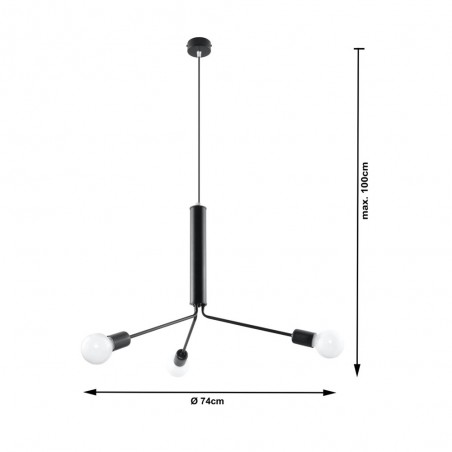 Ceiling Lamp Duomo (3 Lights)