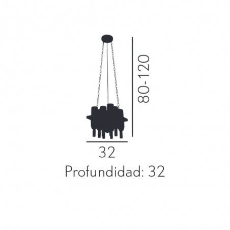 Lámpara de techo Bodega