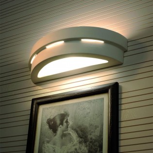 Aplique de pared de cerámica Helios