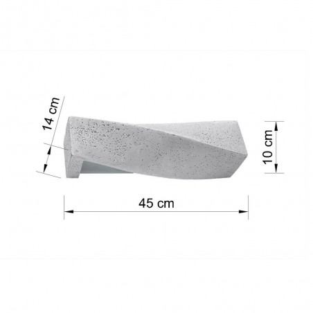 Cement Wall Lamp Sigma