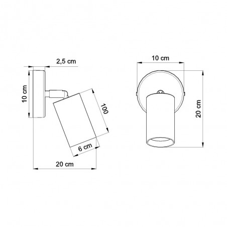 Aplique de pared Berge