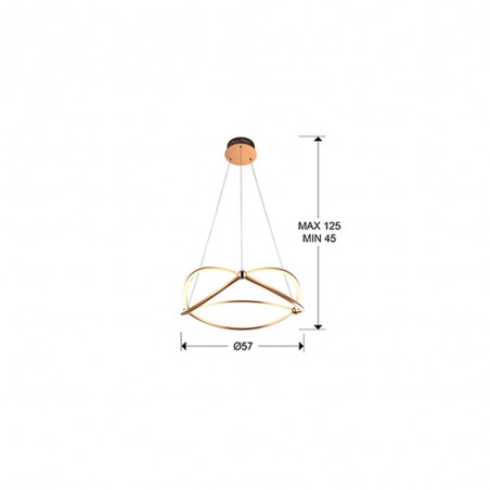 Lámpara colgante LED Ocellis (45W)