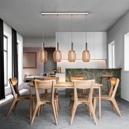 LED Pendant Track Light LED Micrón (4x5W)