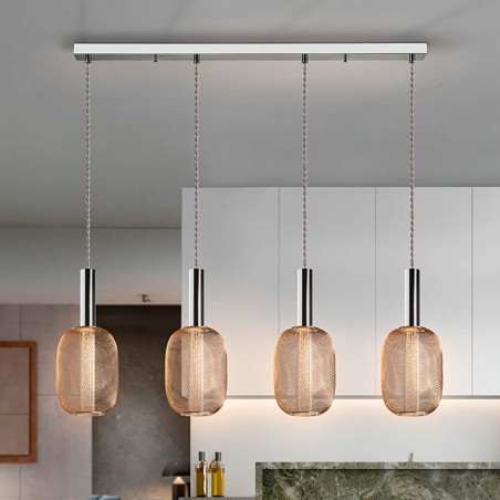LED Pendant Track Light LED Micrón (4x5W)