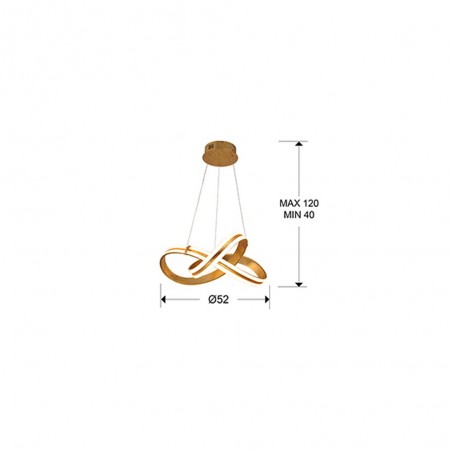 LED Pendant Lamp Lazas (56W)