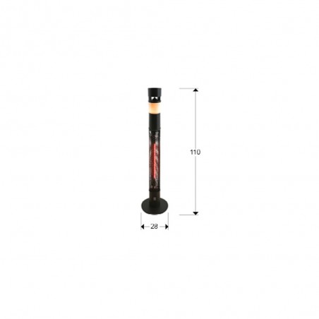 Estufa de exterior LED Heat Sound (8W)