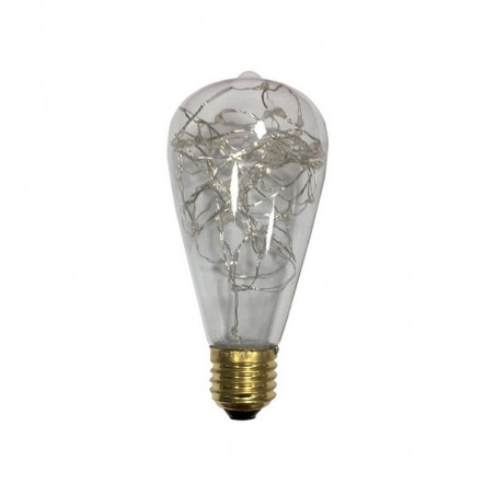 Bombilla edison con guirnalda led