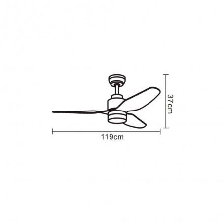 Ventilador LED Romero (18W)