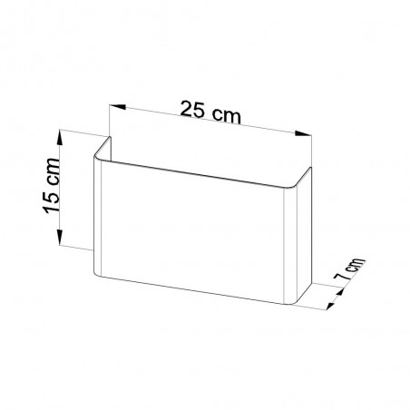 Aplique de pared LED Neve (12W)