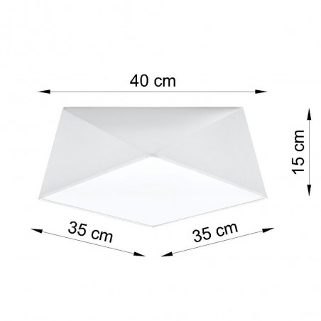 Flush Light Hexa (White)