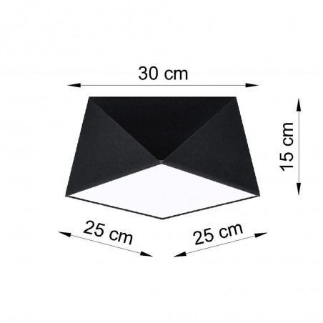 Flush Light Hexa (Black)