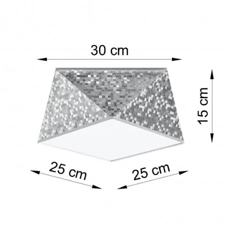 Flush Light Hexa (Silver)