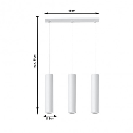 Pendant Track Light Lagos II (3 lights)